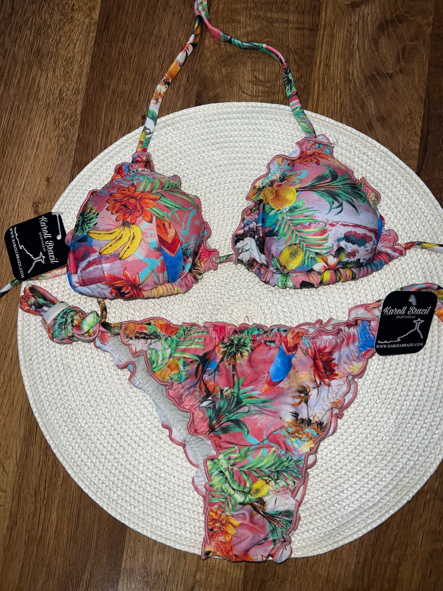 Tropical Pink Bikini Set