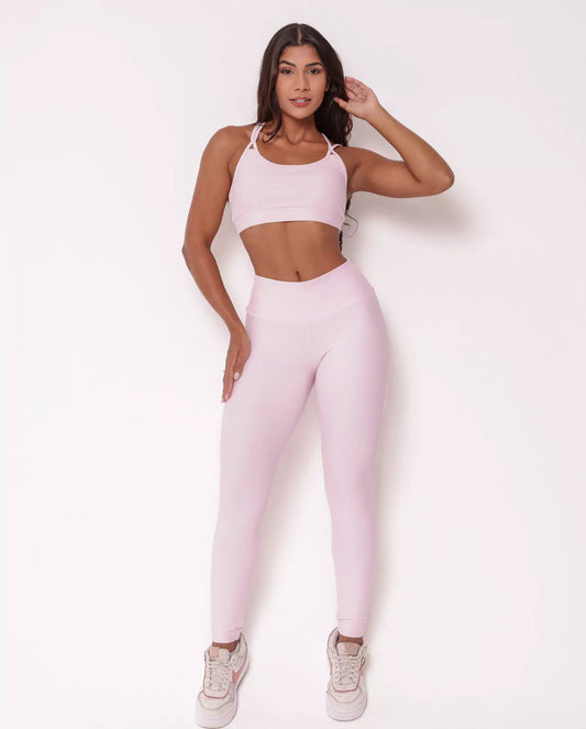 Basic Light Pink Matching Set