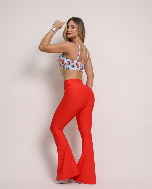 Tomato Flare Leggings