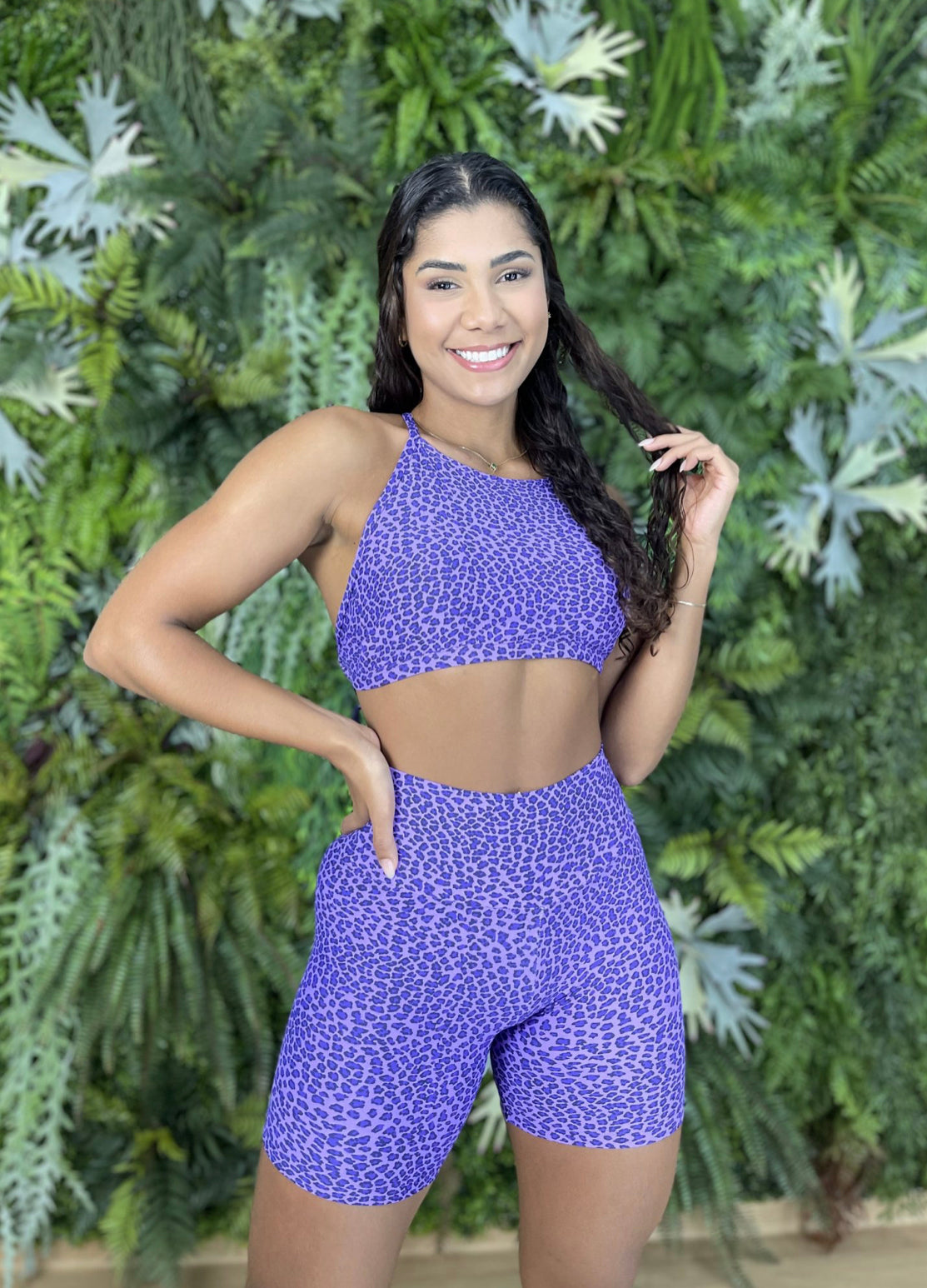 Fit Purple Shorts