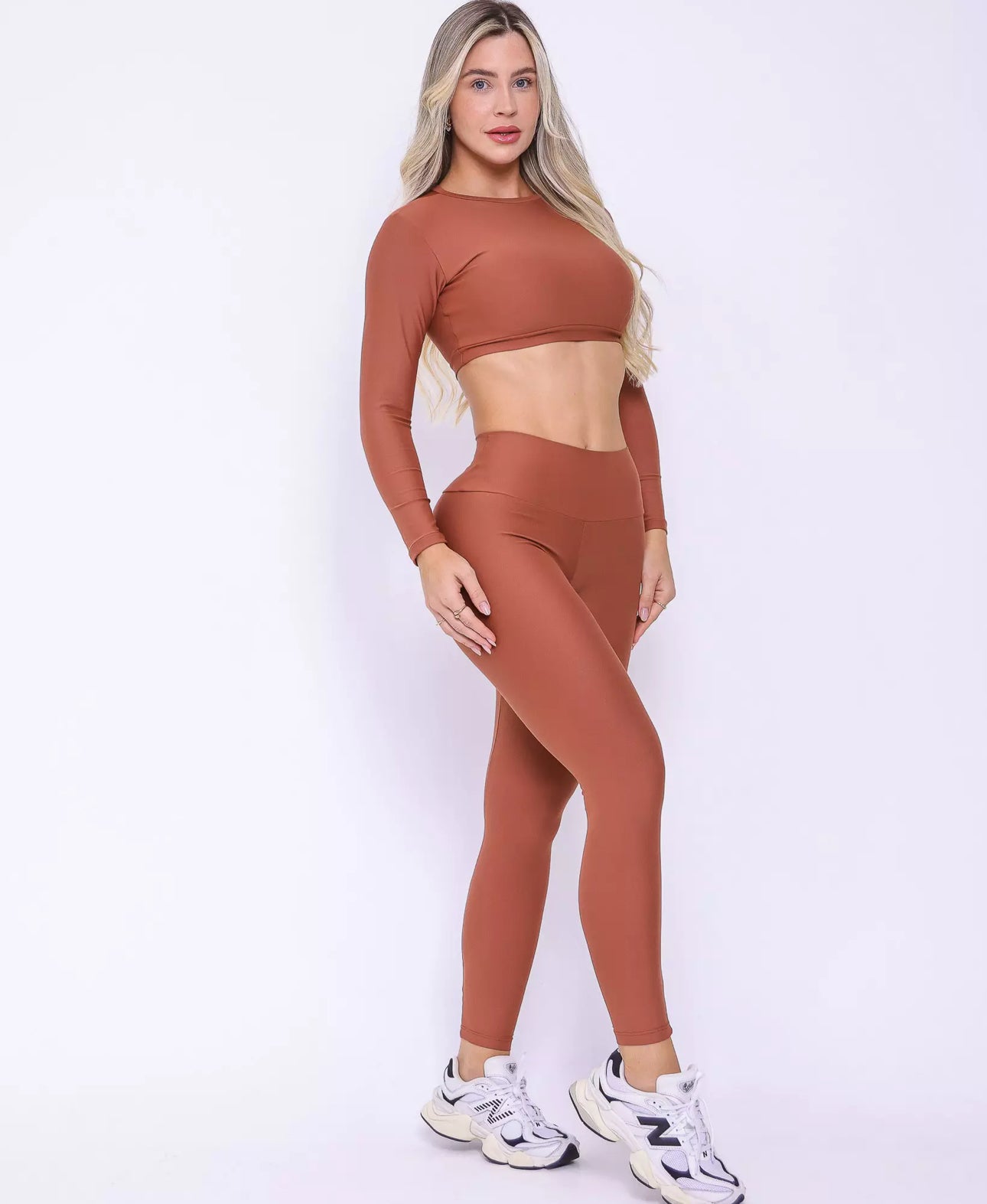 NEW caramel light pants Maria top