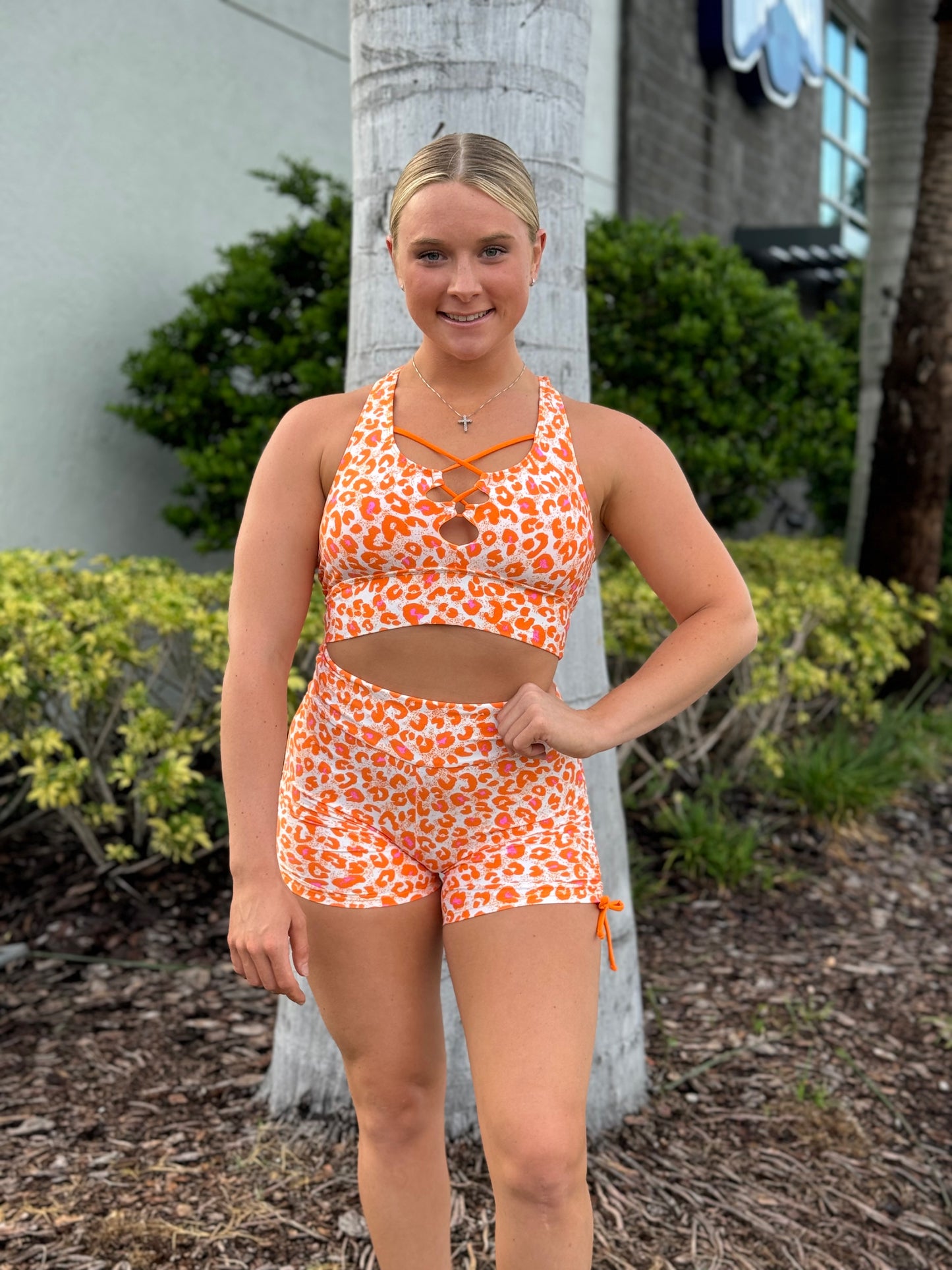 Alessandra Cross Shorts
