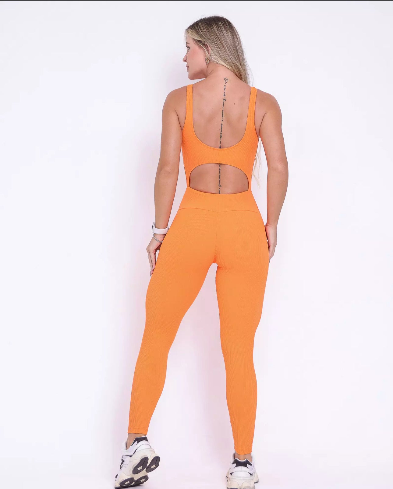 Bianca Orange Bodysuit