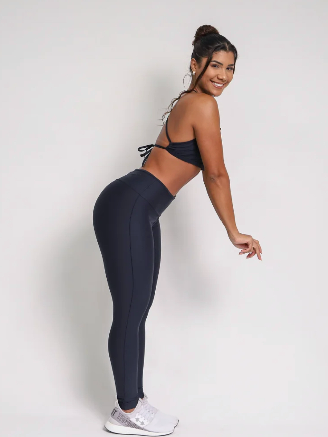 Allison Black Legging Scrunch Set
