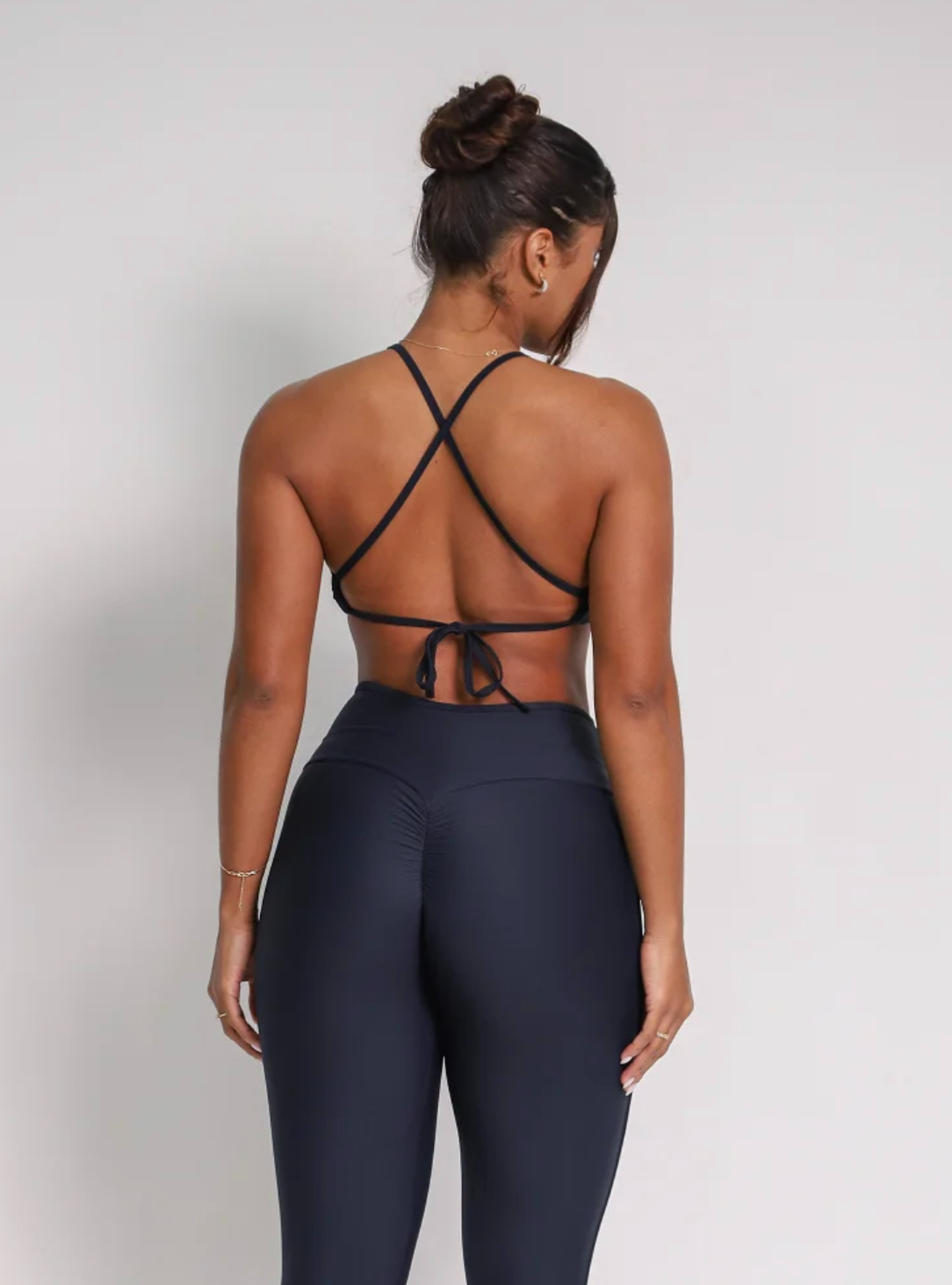 Allison Black Legging Scrunch Set