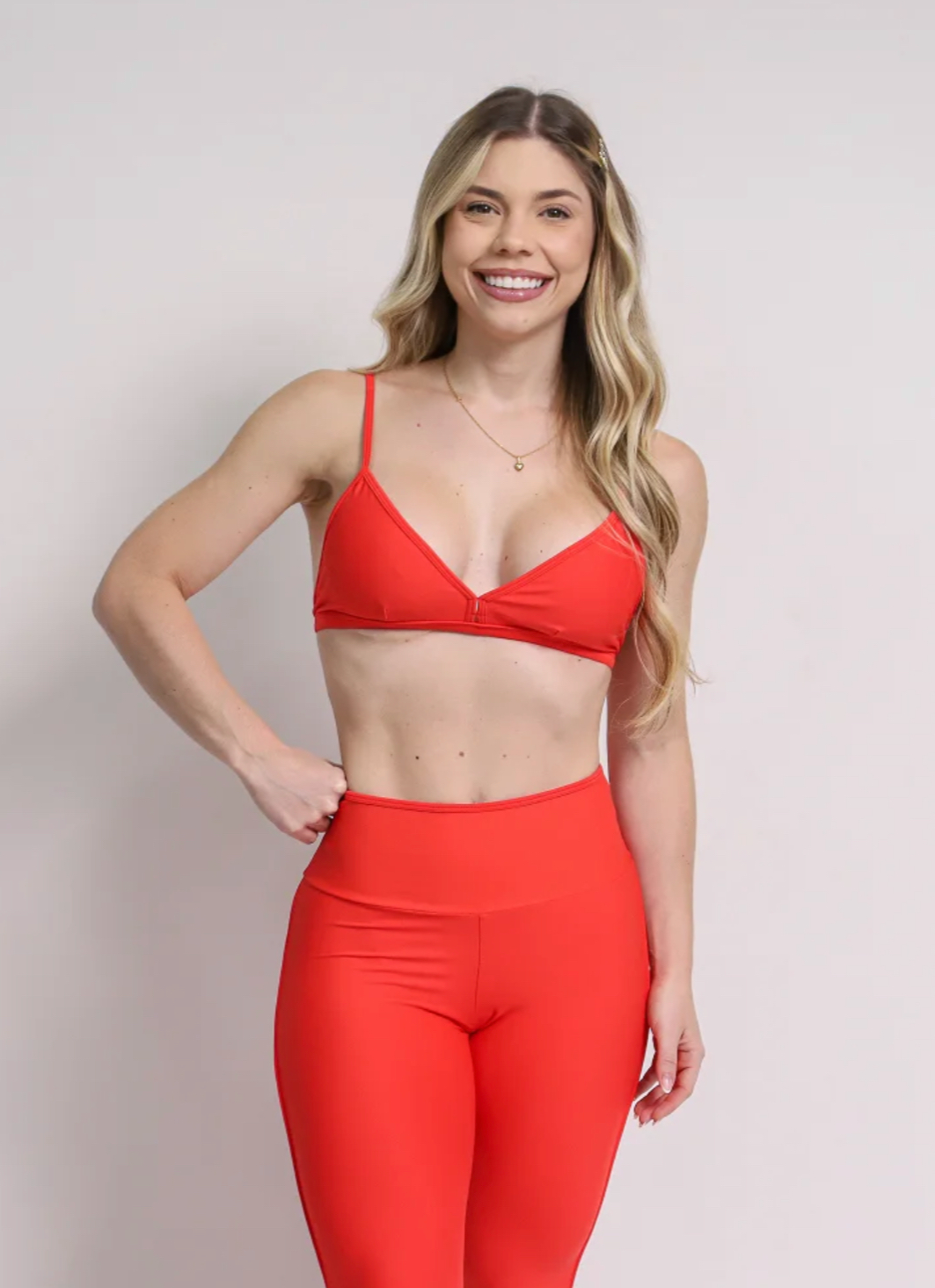 Dalia Red Leggings