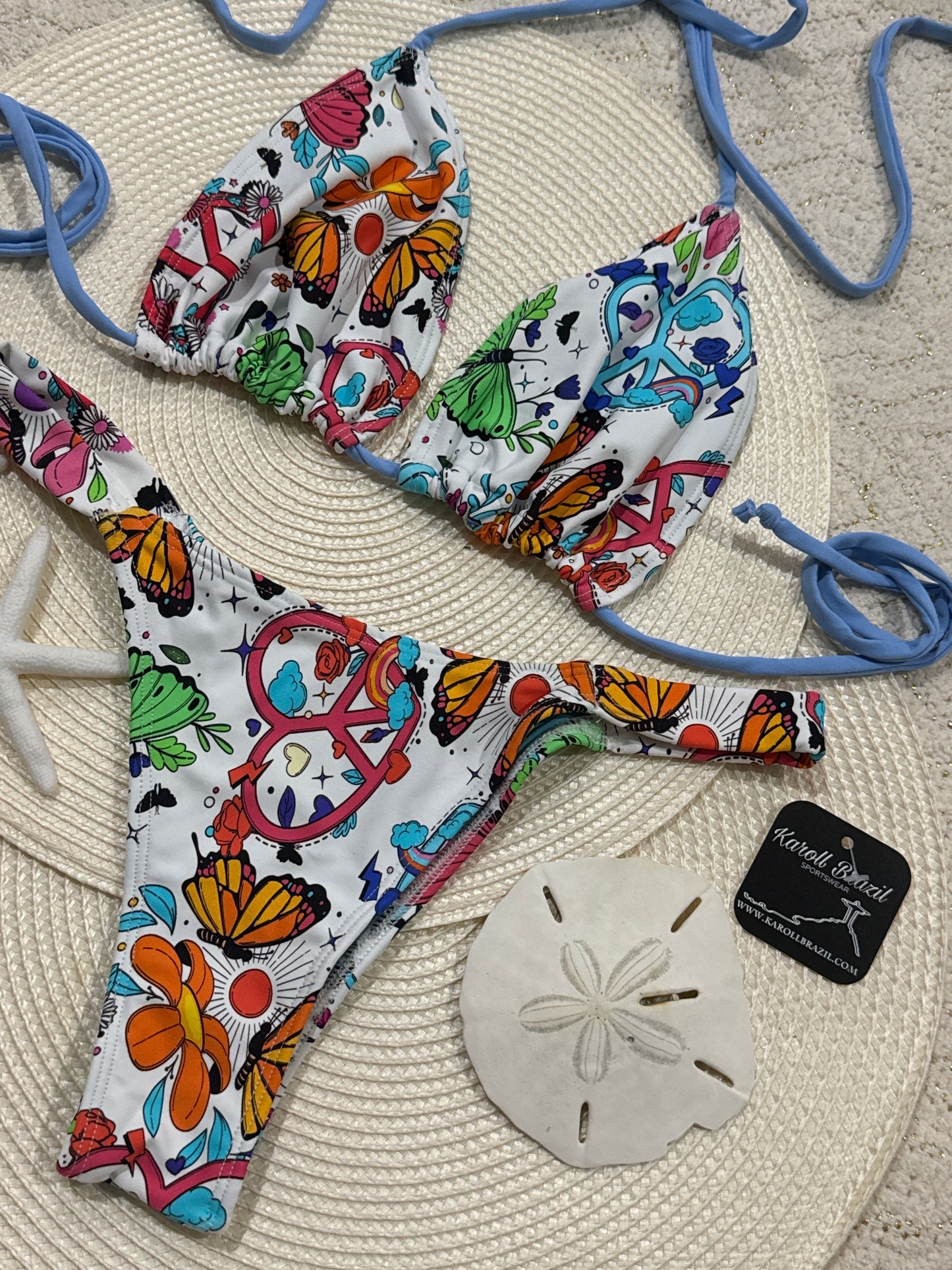 Peace Bikini Set