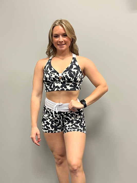 Tropical B&W Short Set