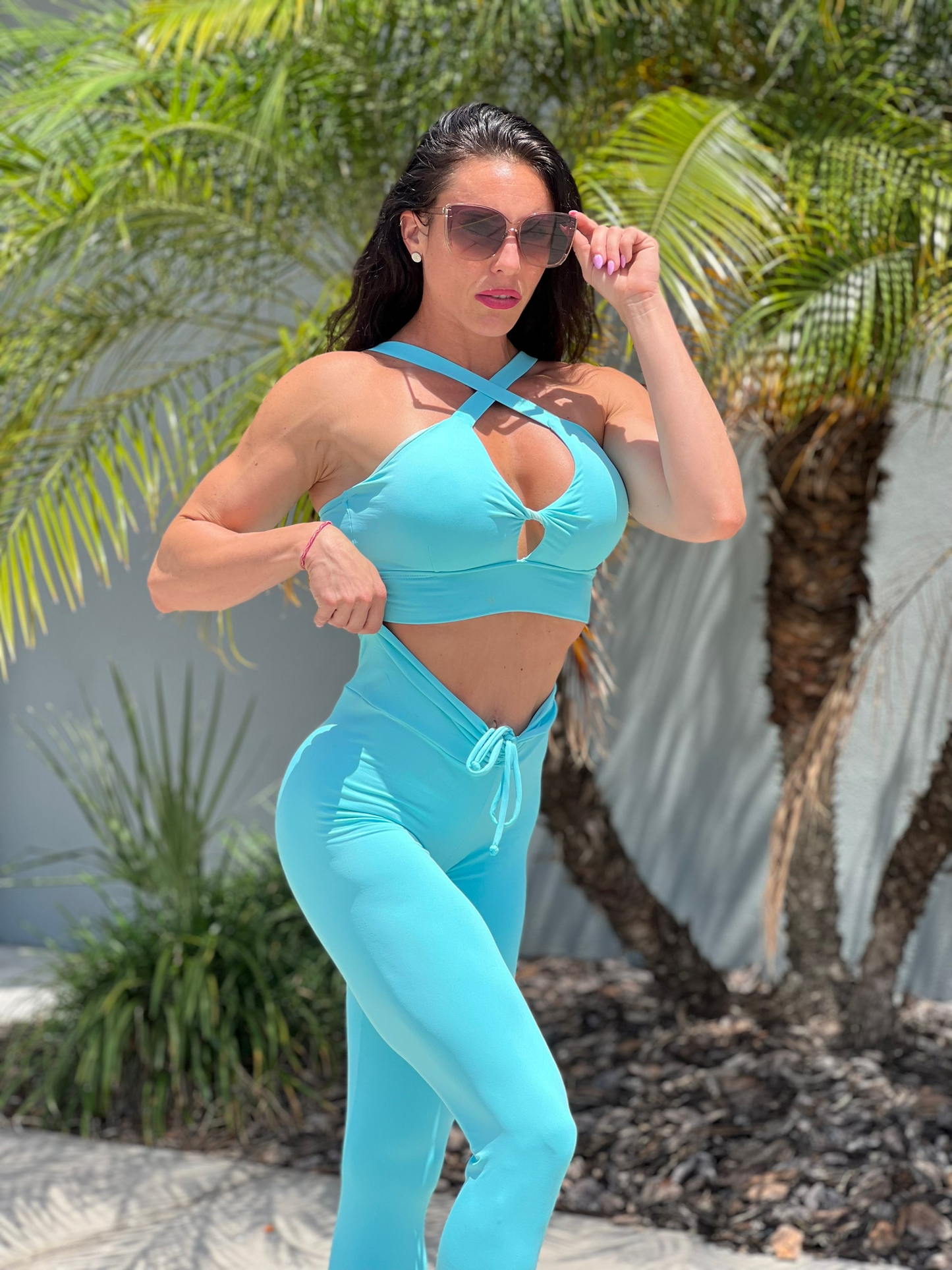Caribbean Ocean leggings