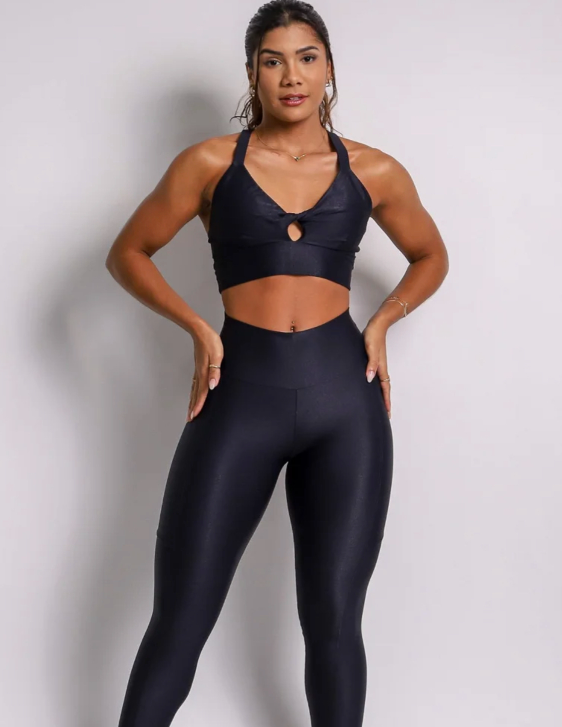 Cindy Black Pocket Leggings