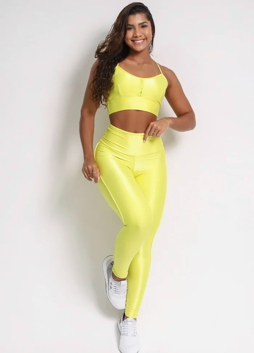 Cindy Cut Yellow Leggings