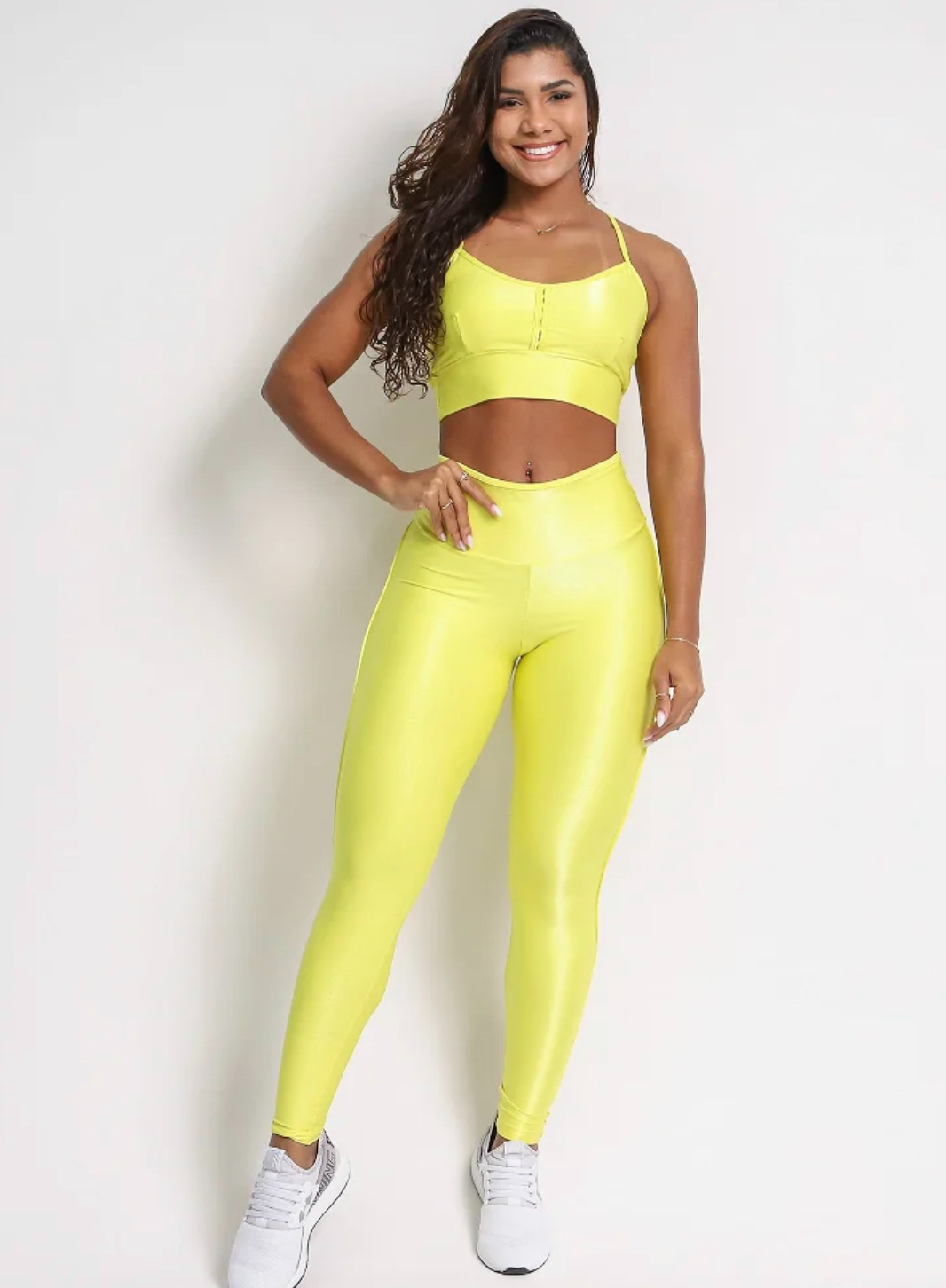 Cindy Cut Yellow Leggings
