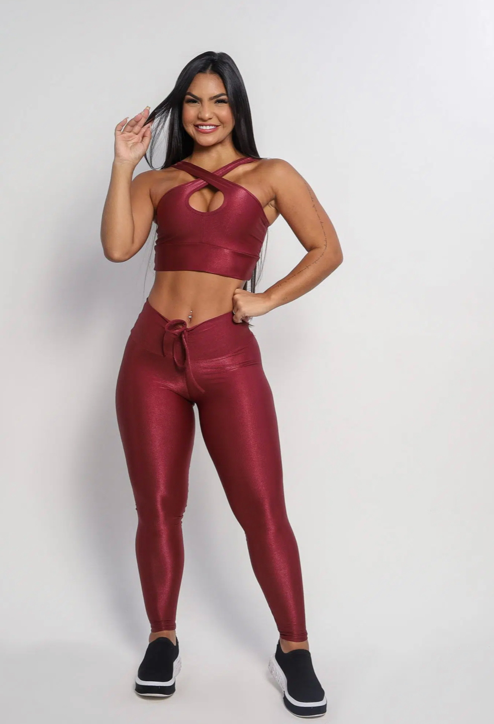 Cindy Wine leggings