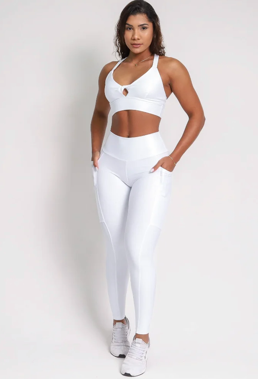 Cindy white pocket set
