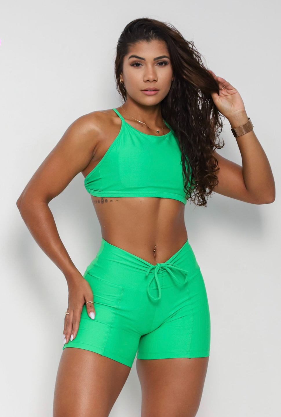 Fabi Green Shorts