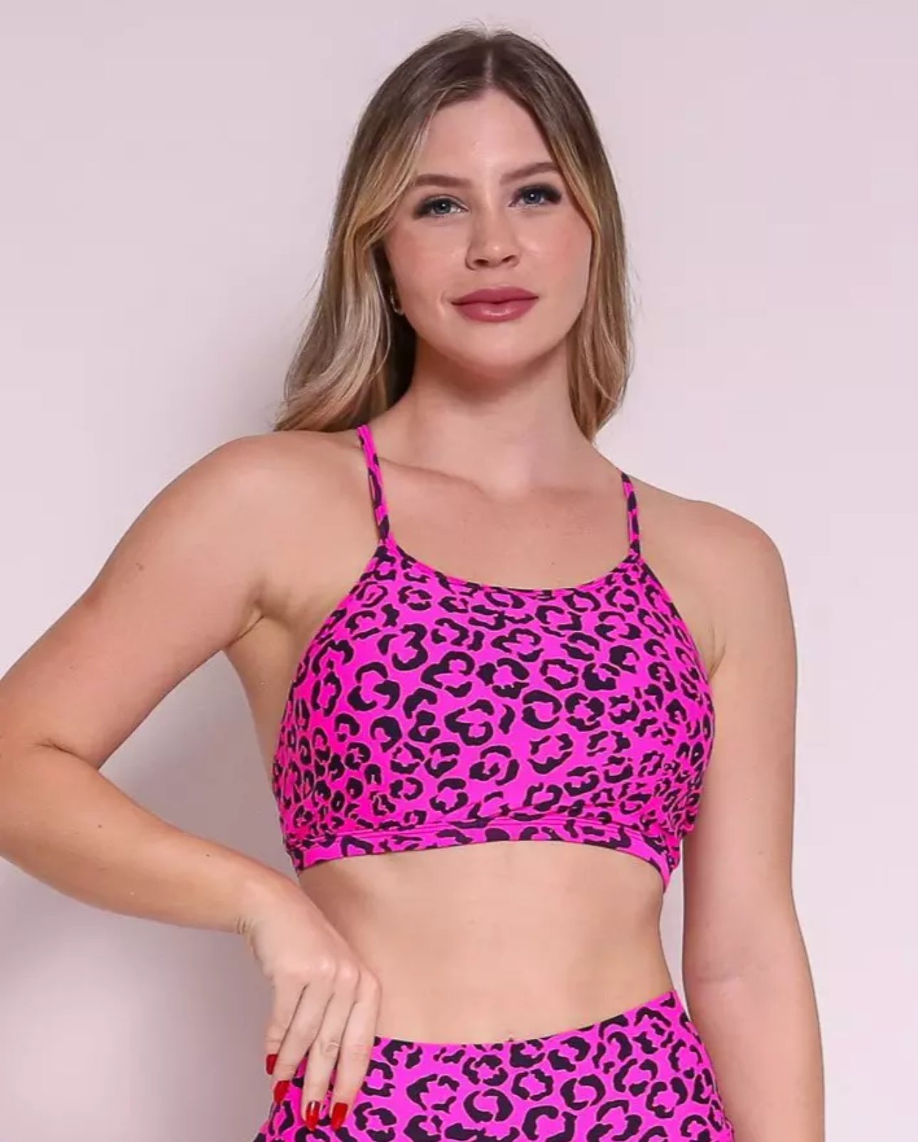 Paula Pink Sports Bra