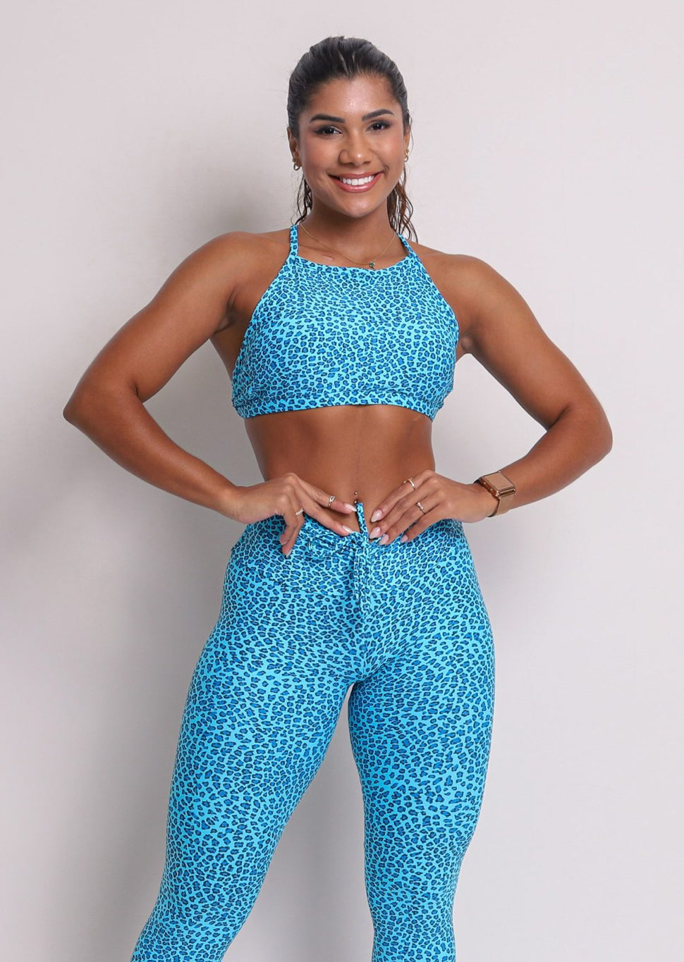 Ruth Blue Leggings