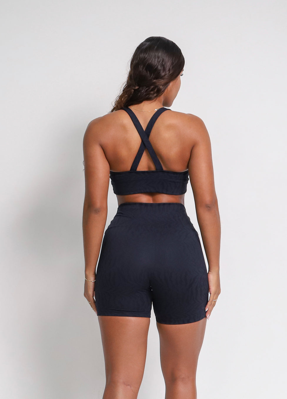 Tiger Black Sports Bra