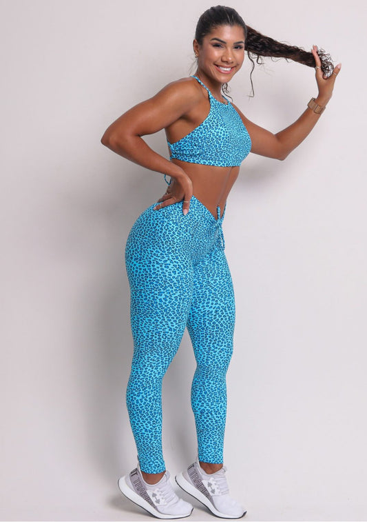 Ruth Blue Leggings