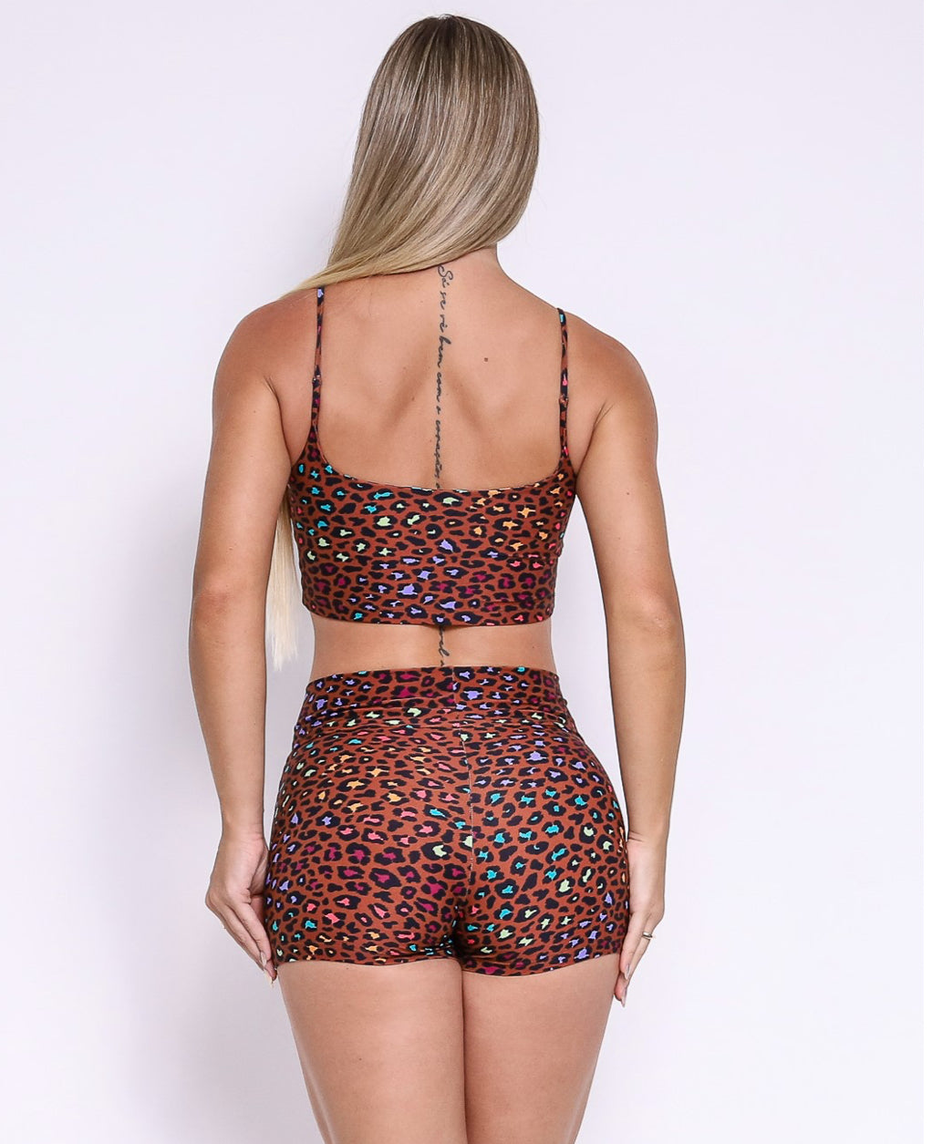 Alexandra Colorful Animal Print Shorts Set
