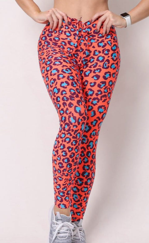 Savanna Orange Leggings