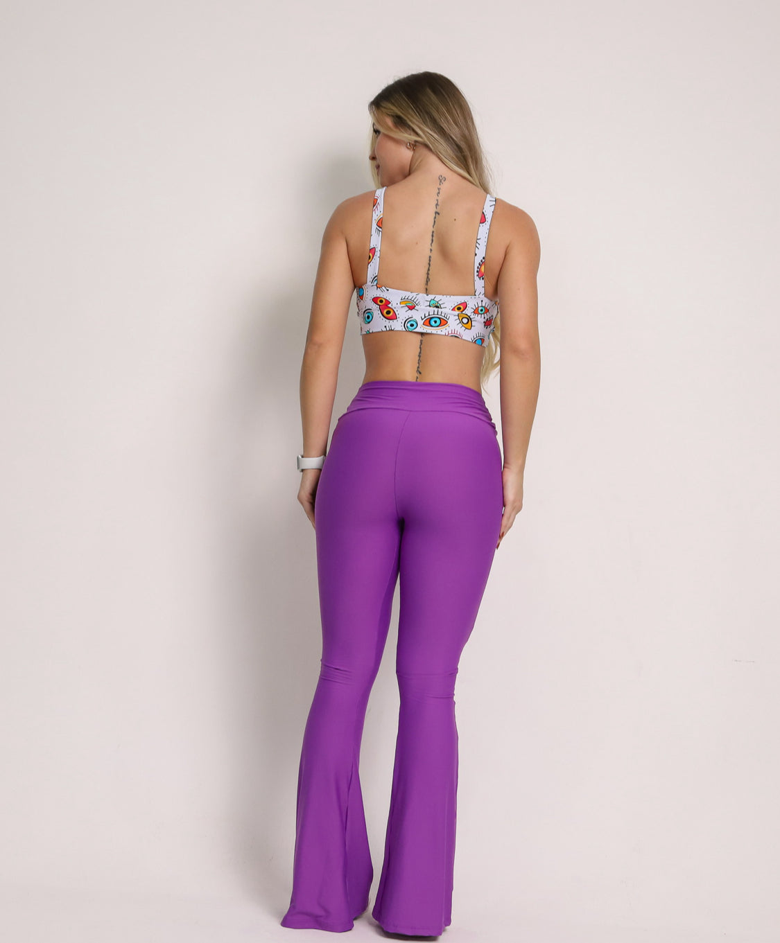 Purple Flare Leggings