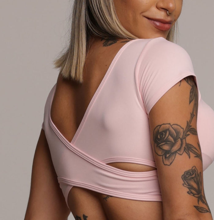 Blush Crop Top