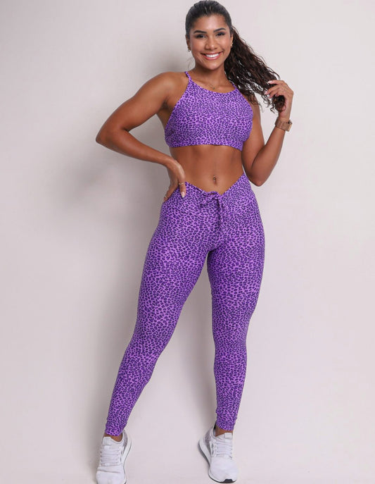 Ruth Purple Leggings