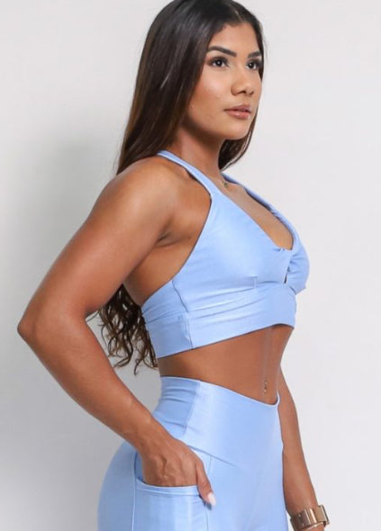 Cindy Caroll Blue Sky Sports Bra