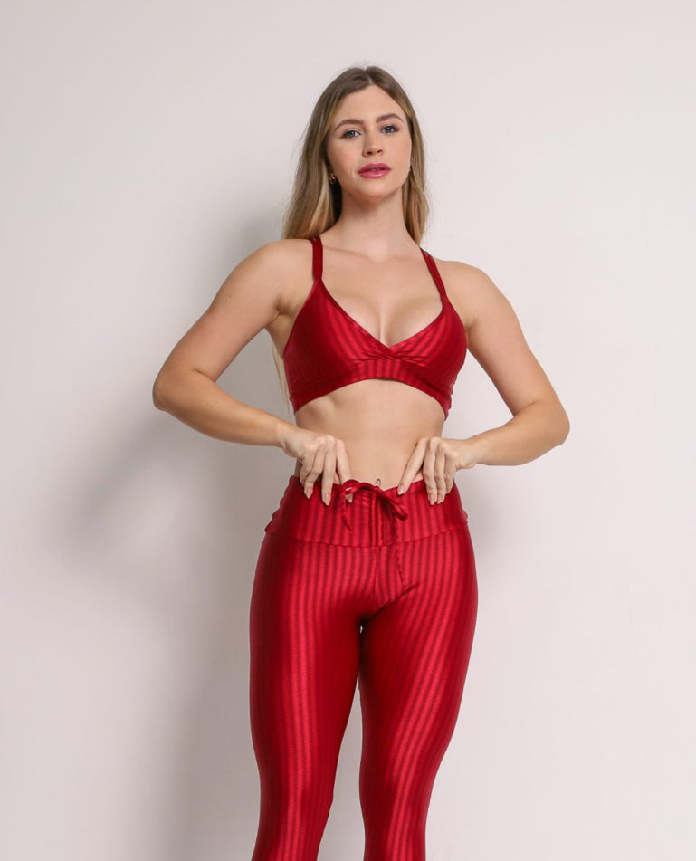 Vivi “Camille set” Red Sports Bra