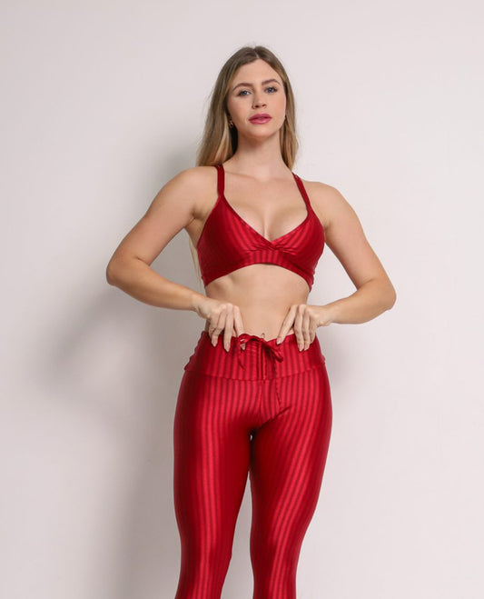 Vivi “Camille set” Red Sports Bra