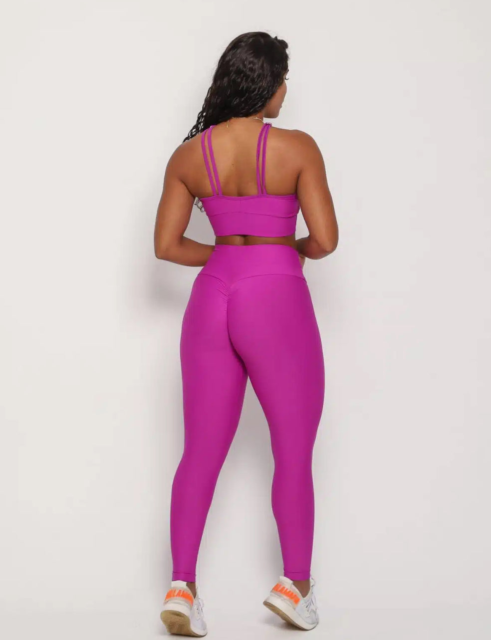 Allison Fuchsia Scrunch Leggings