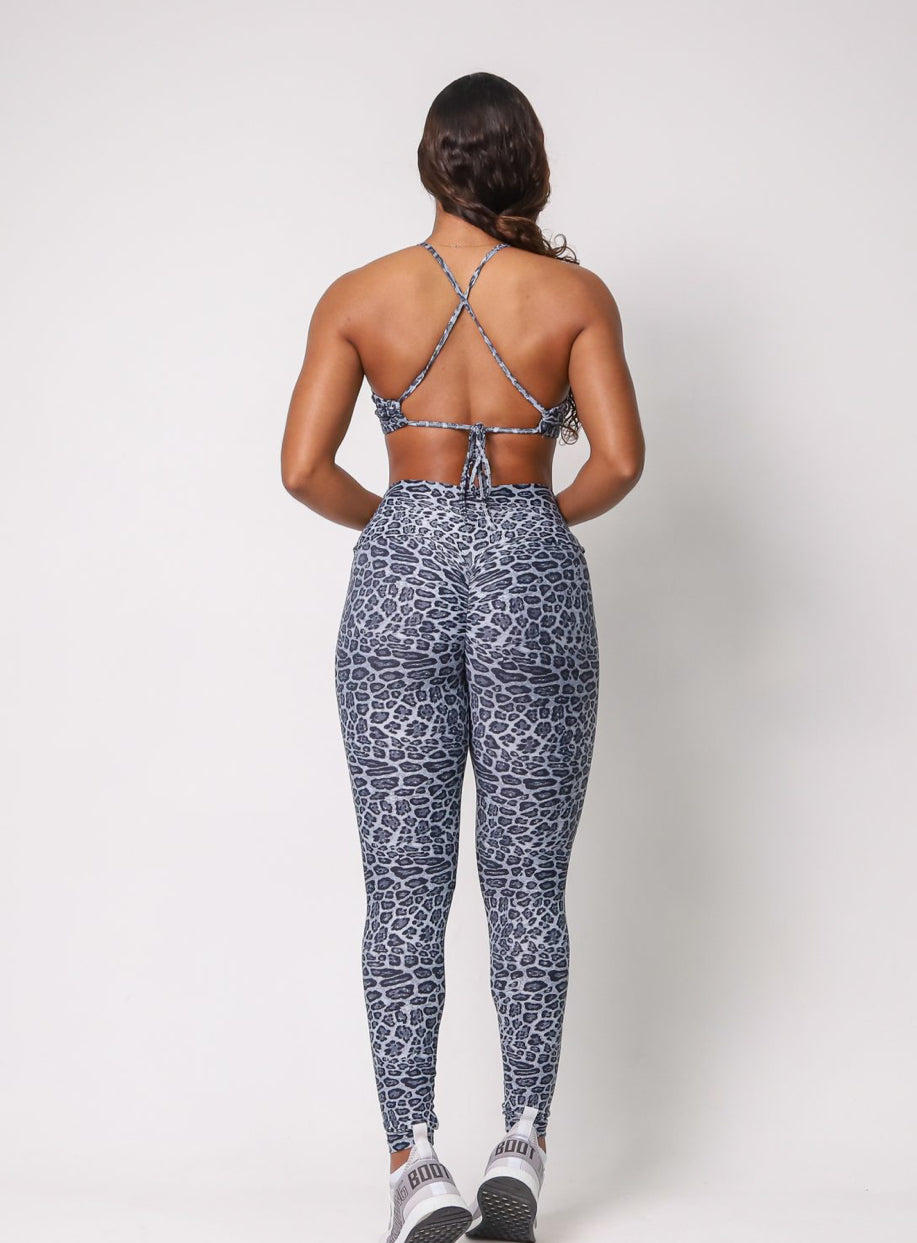 Savannah Grey Cheetah Leggings