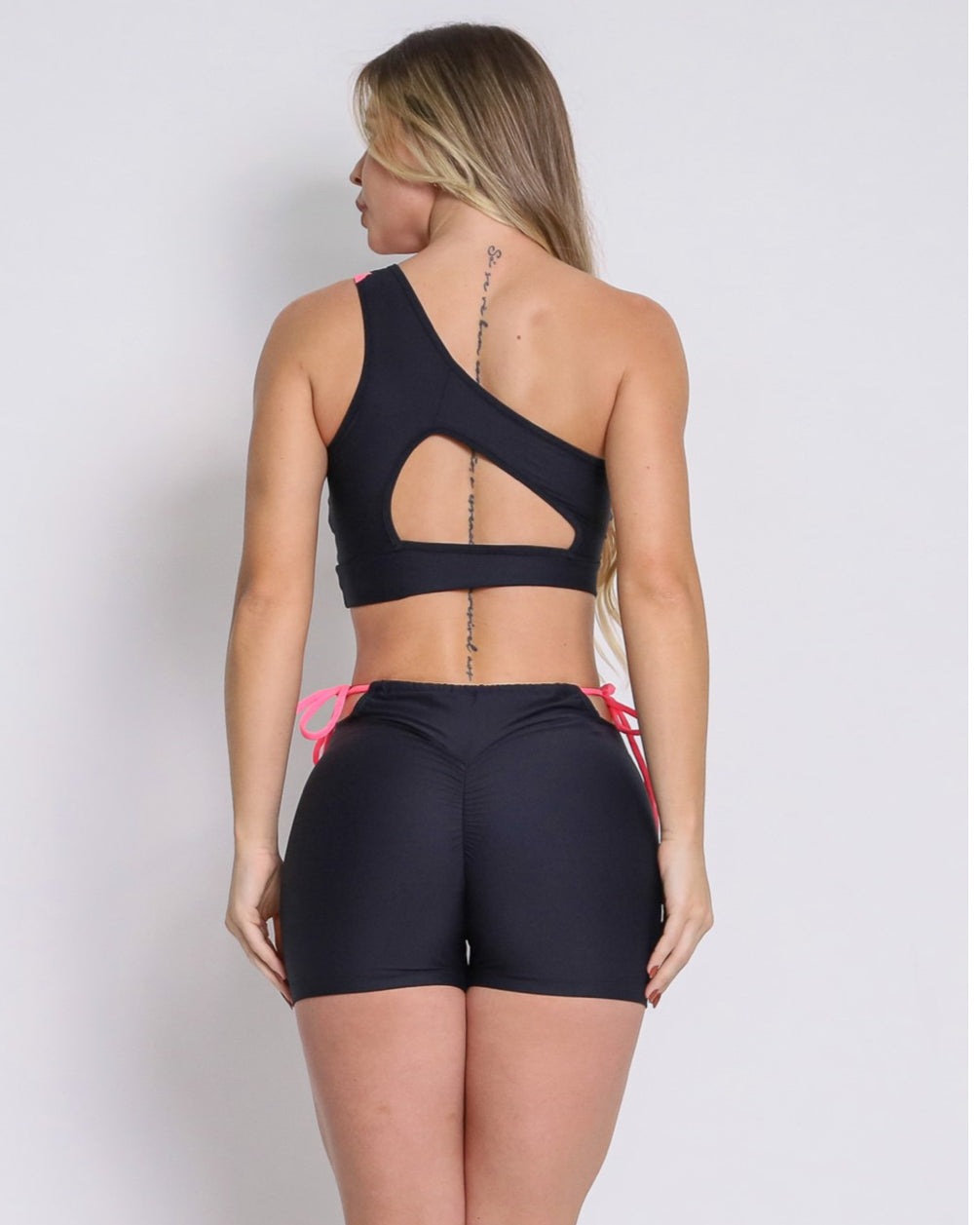 Black Fit Short Set