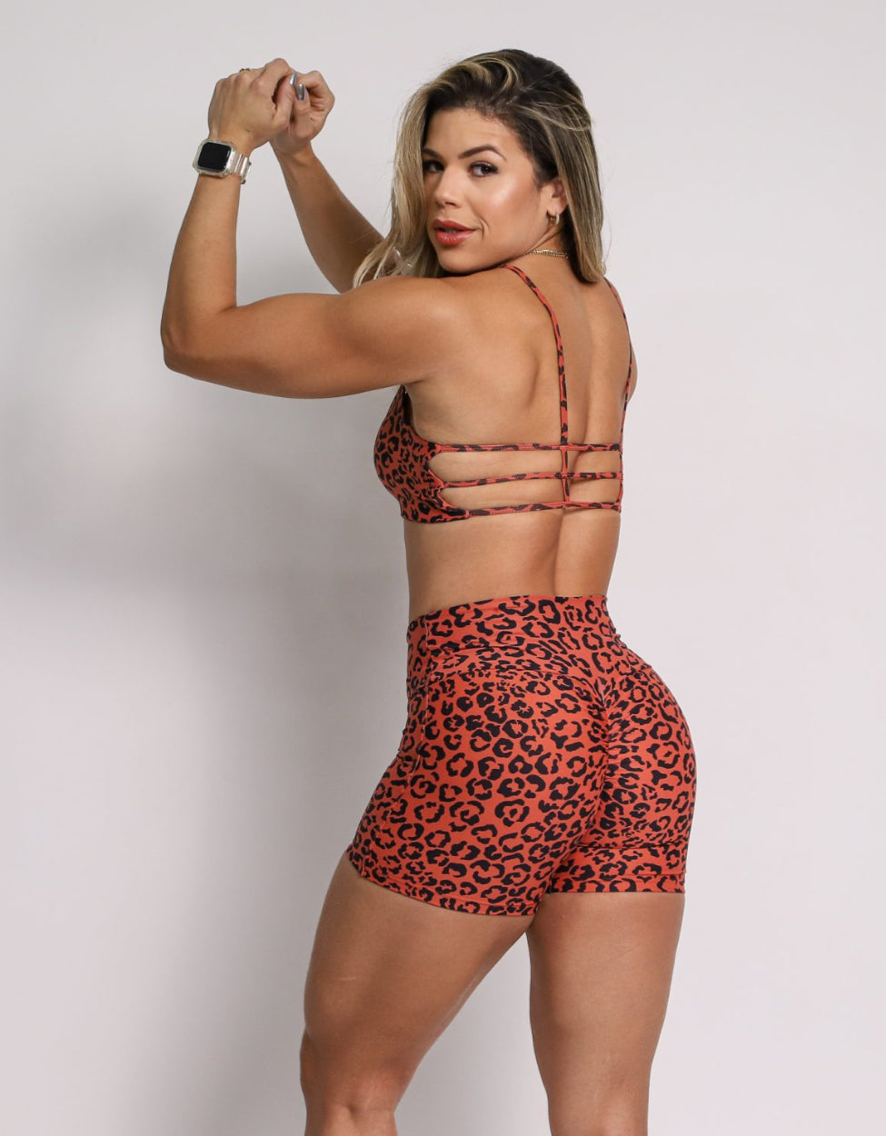 Clarisse Brown Cheetah Shorts