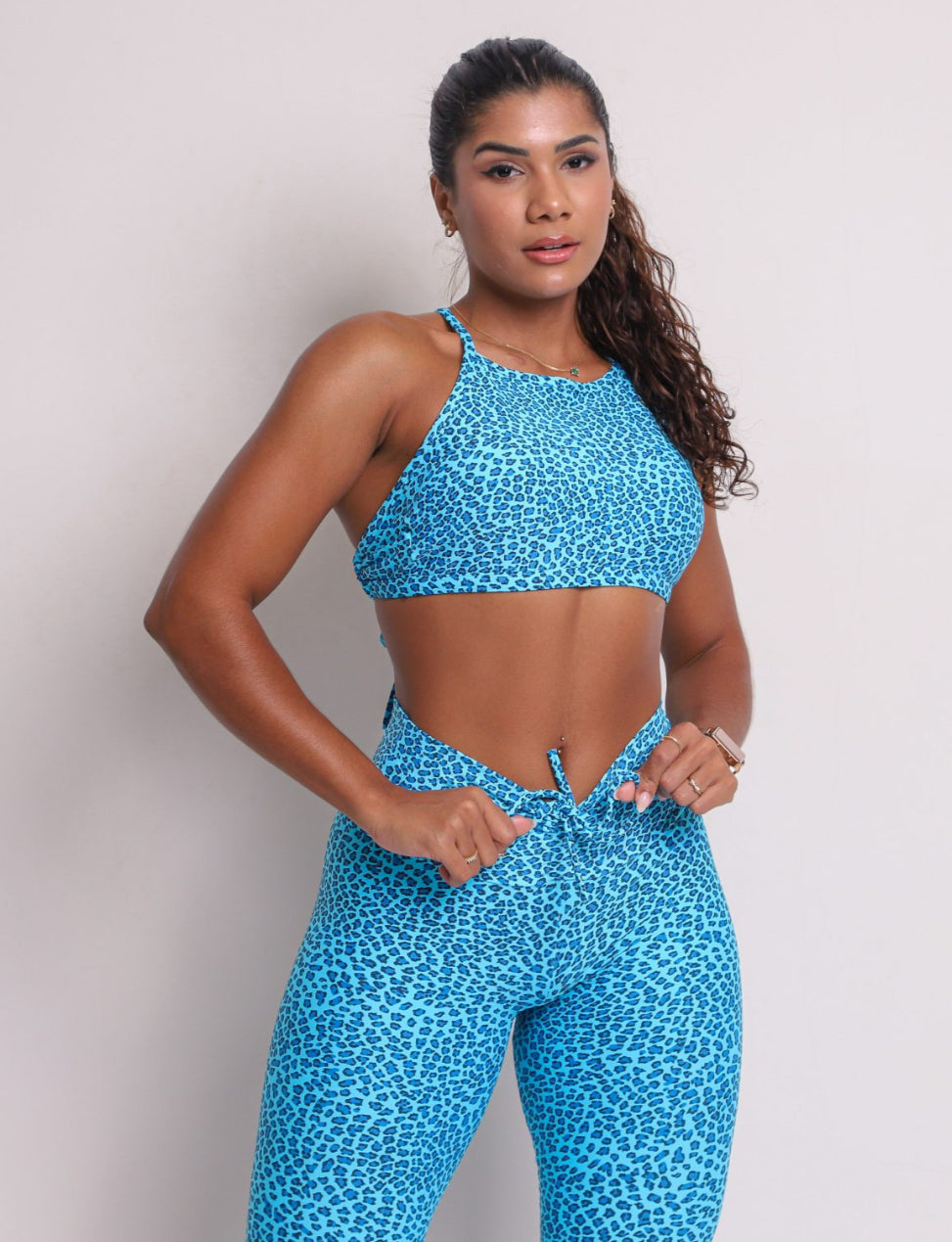 Ruth Blue Leggings