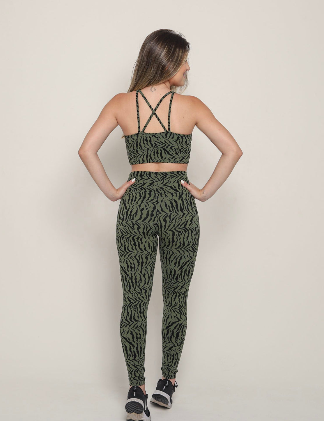 Tiger Army Green Leggings