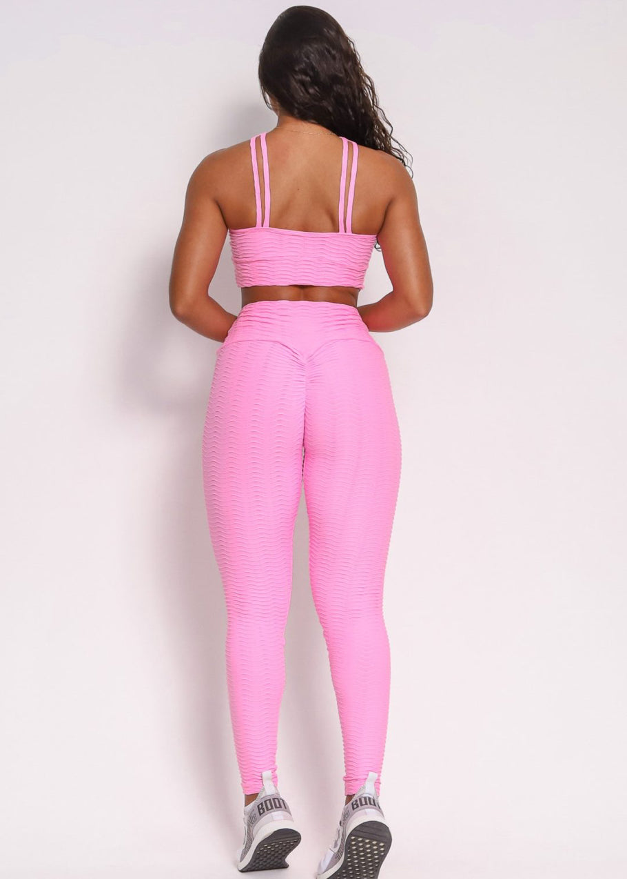Candy Pink Waves Texture Set