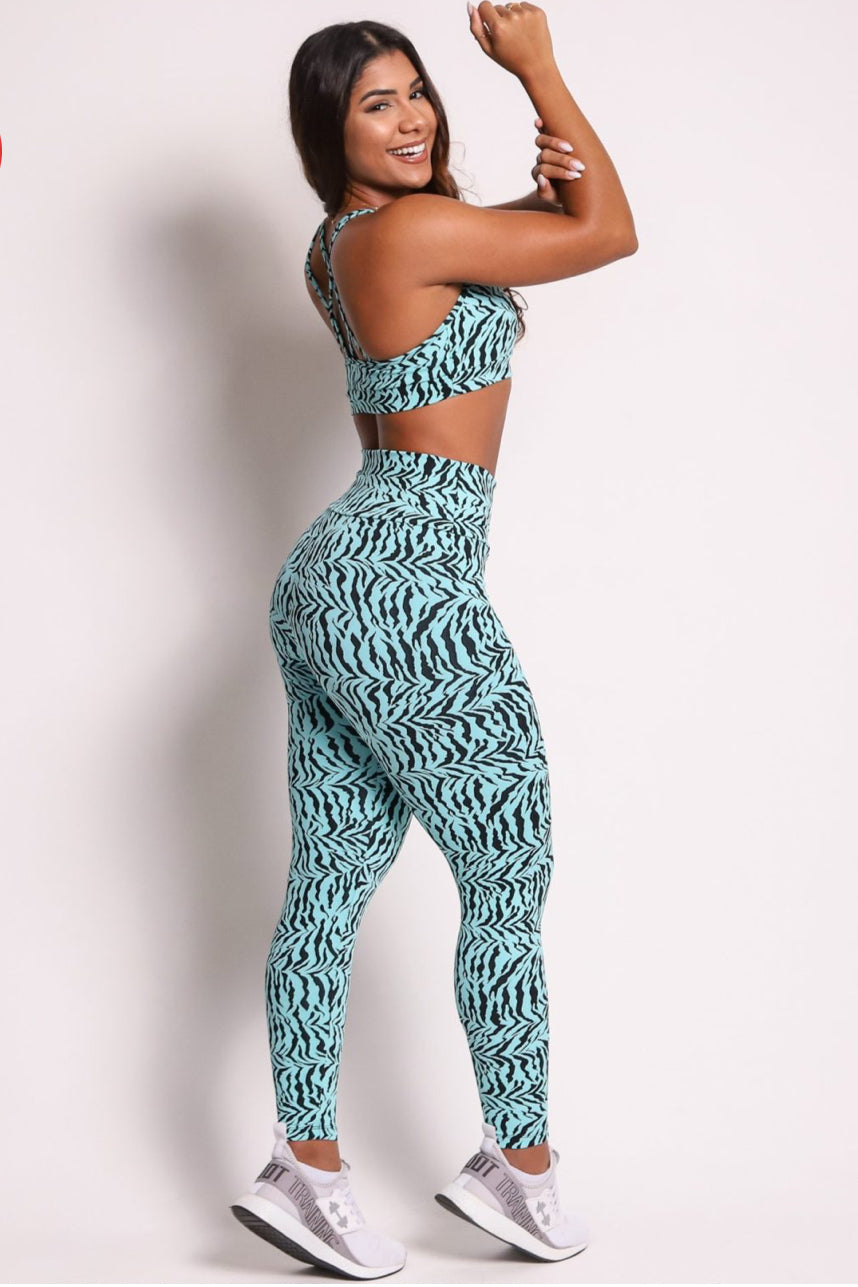 Tiger Acqua Green Leggings
