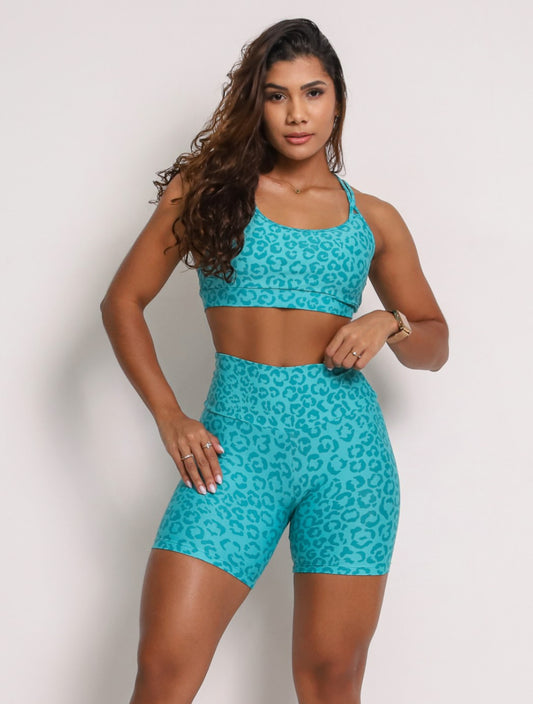 Jasmine Acqua Biker Shorts