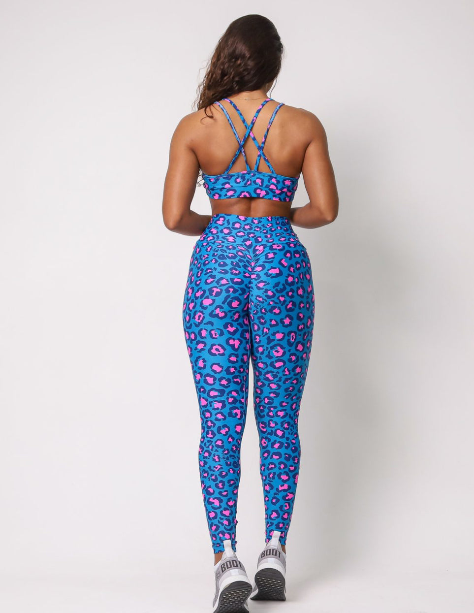 Savannah Blue Cheetah Scrunch Set
