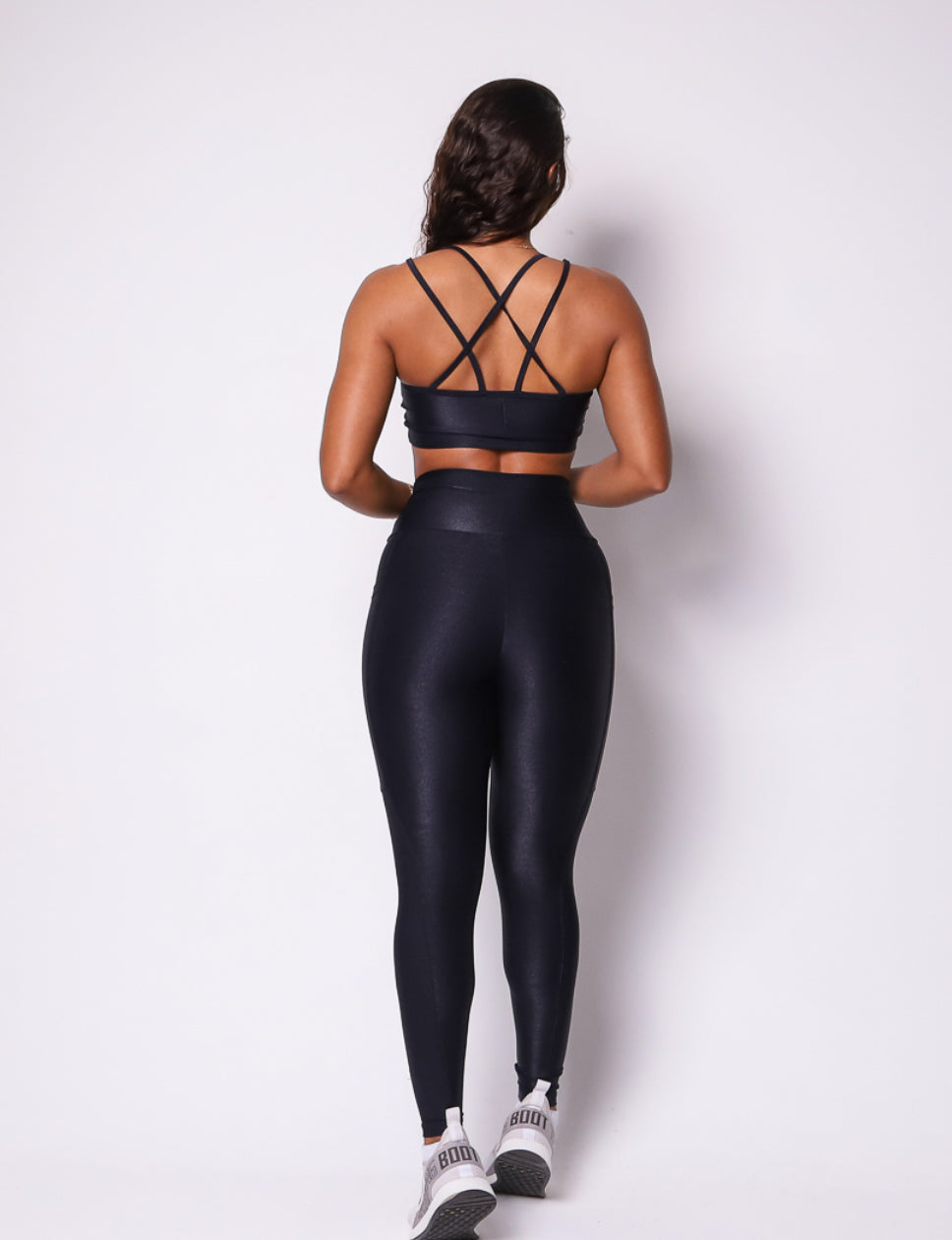 Cindy Black Pocket Leggings