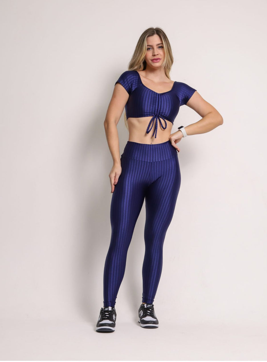 Camille Navy Leggings
