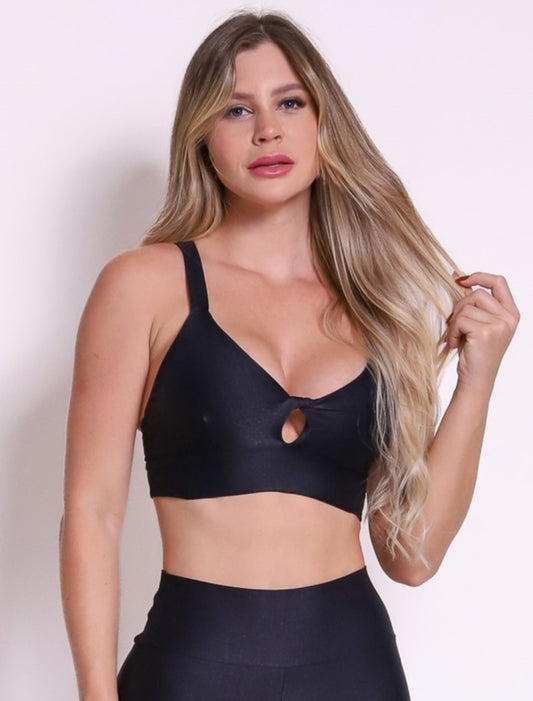 Cindy Caroll Black Sports Bra
