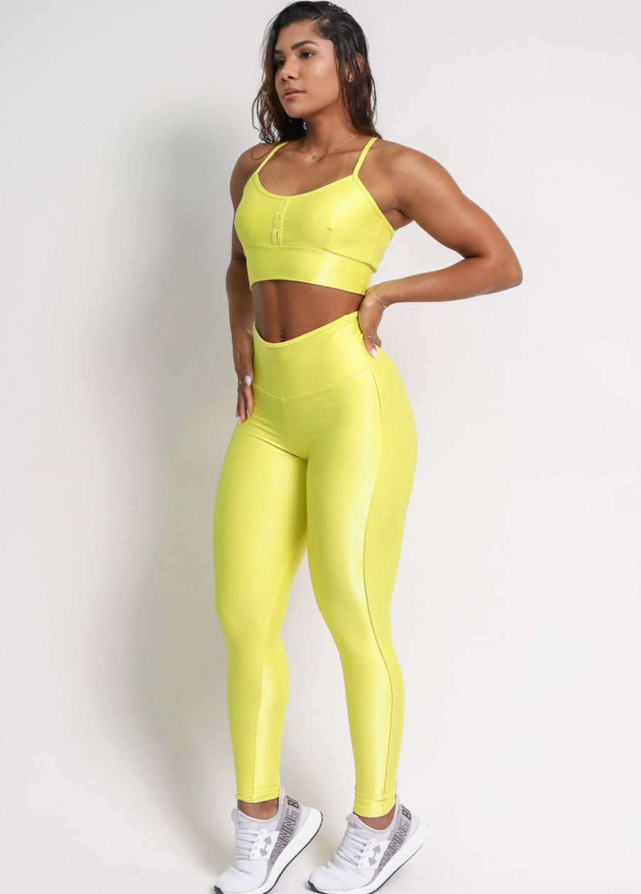 Cindy Yellow Leggings