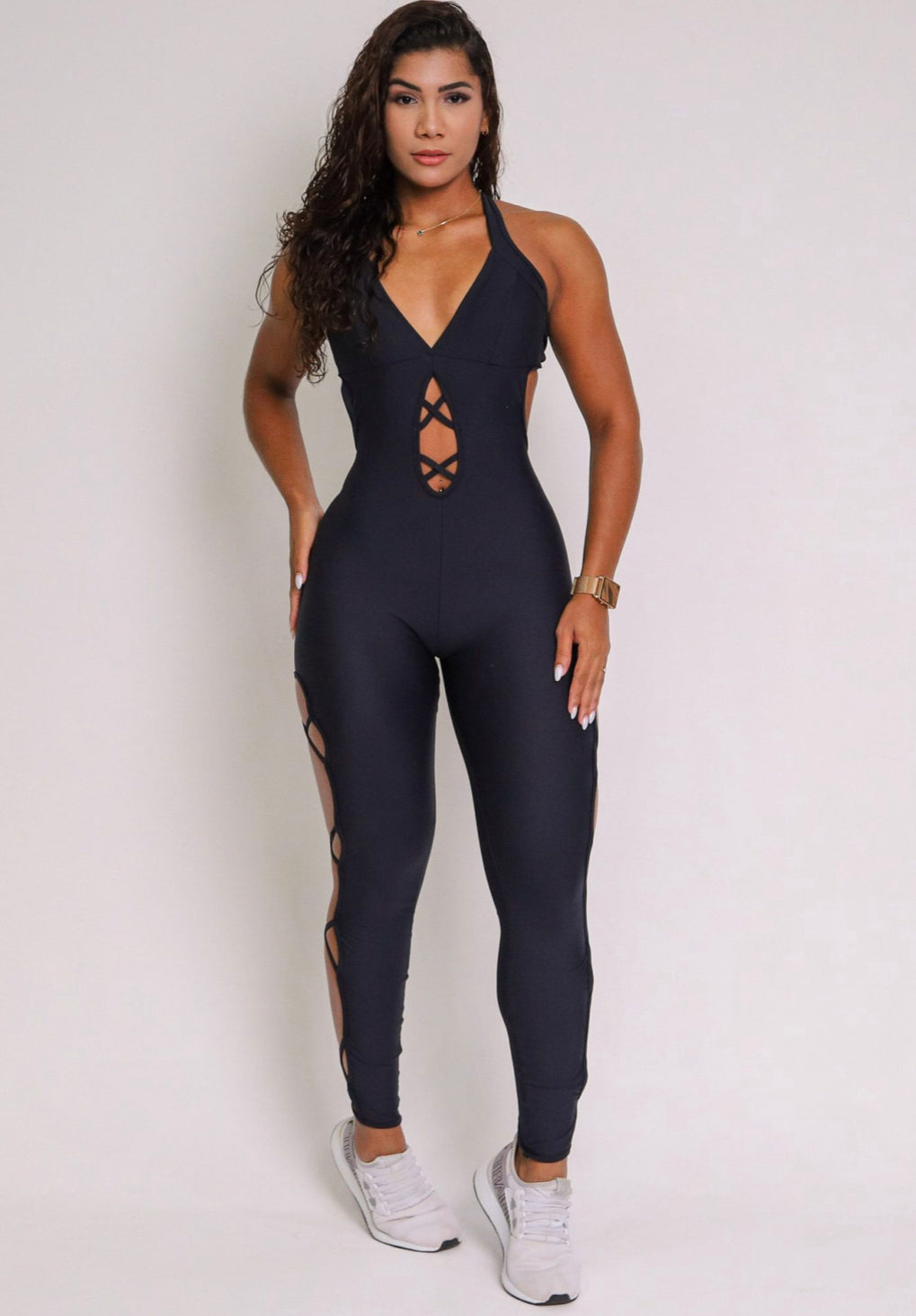 Juliana Black Bodysuit