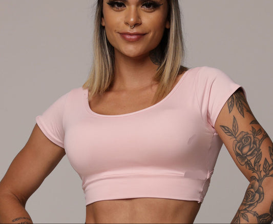 Blush Crop Top