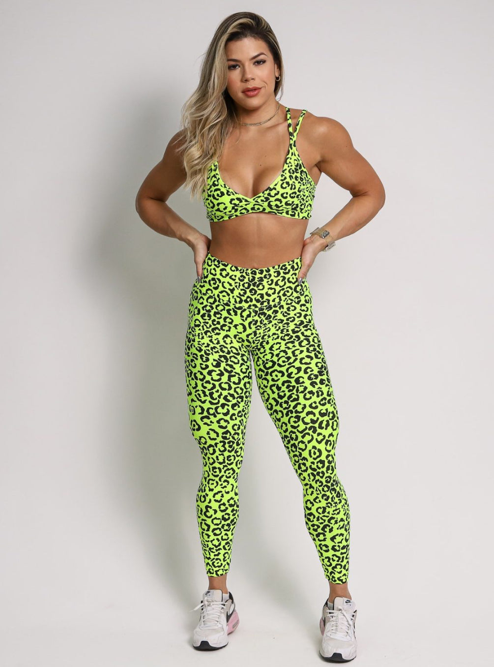 Andressa Yellow Cheetah Leggings