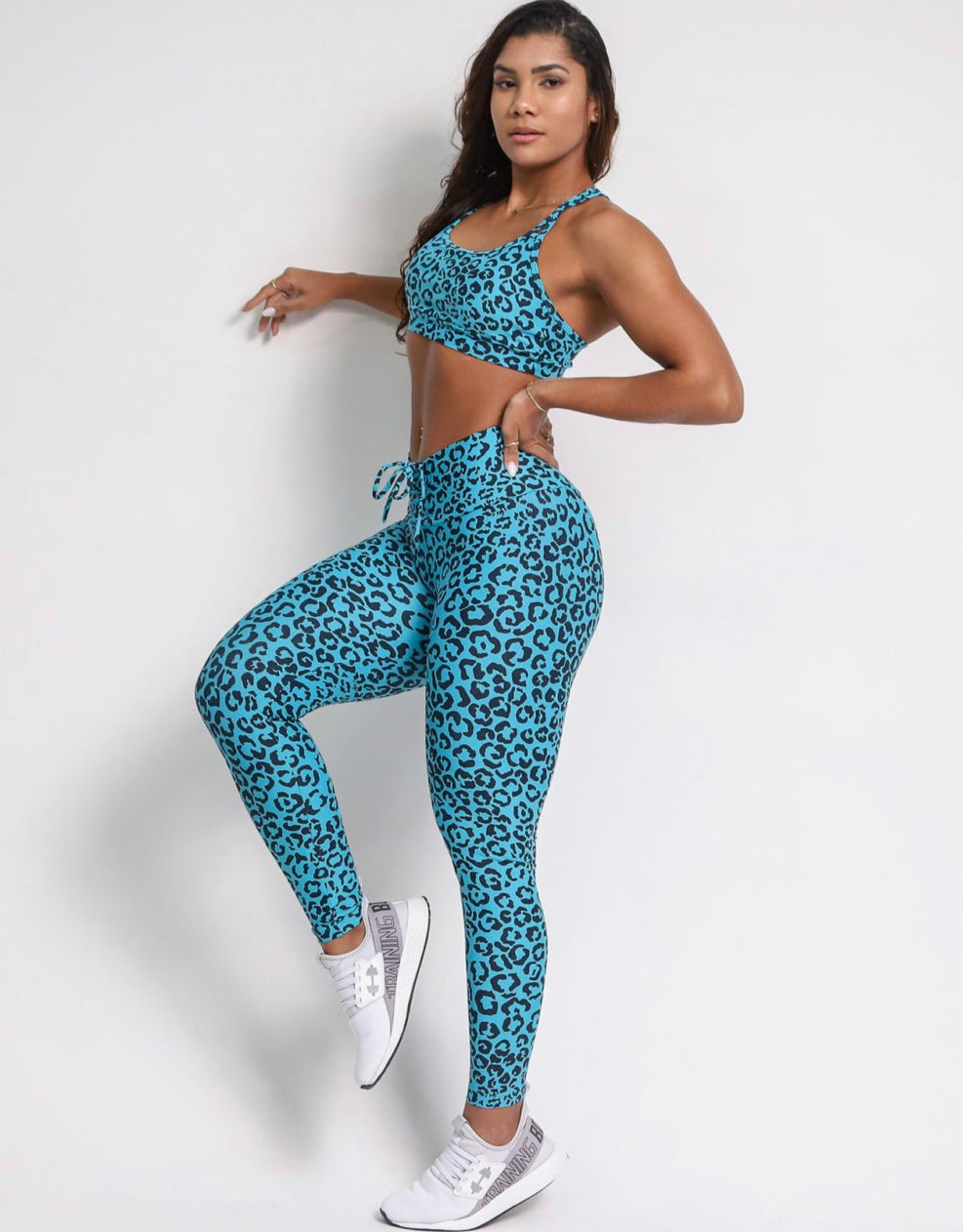 Andressa Petroleum Cheetah Scrunch Leggings
