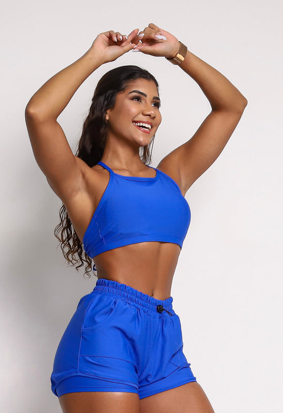 Paula Royal Blue Sports Bra